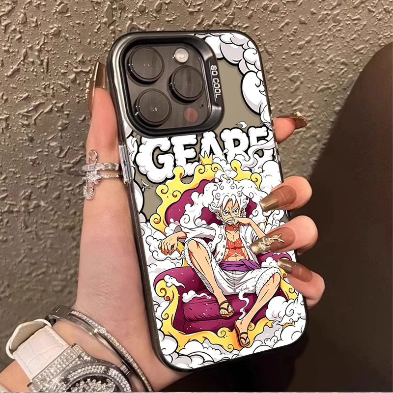 Tech Accessories Apple - เคสโทรศัพท์ลายวันพีซ เกียร์ 5 ลูฟี่ ดีไซน์ทันสมัย สำหรับ