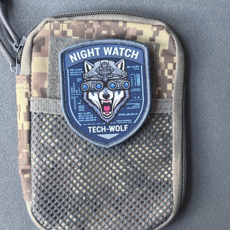 Tech Accessories Backpack - ตราสัญลักษณ์ Night Watch Tech-Wolf Patch Tactics