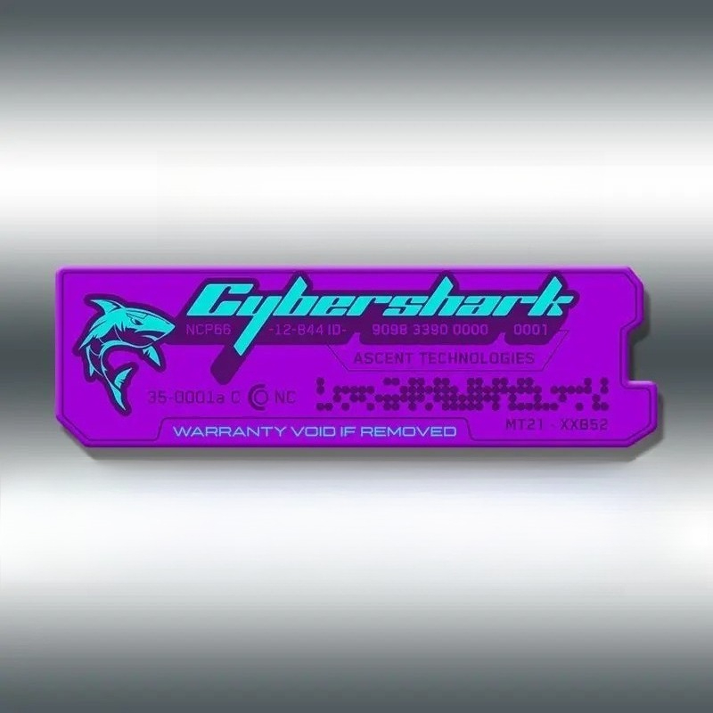 Tech Gear Accessories - 1PC Cyberpunk Tech Label สติกเกอร์กราฟิก, สติ๊กเกอร์กันน้ำแบบยาวสำหรับตกแต่งแล็ปท็อปในรถยนต์