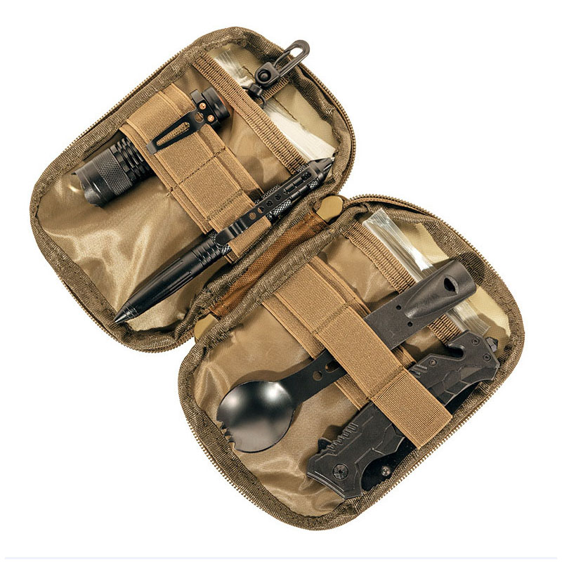 Tech Accessories Pouch - กระเป๋าคาดเอว NEWTactical EDC Molle แบบพกพาขนาดเล็ก สำหรับใส่ยาและอุปกรณ์ปฐมพยาบาลกลางแจ้ง