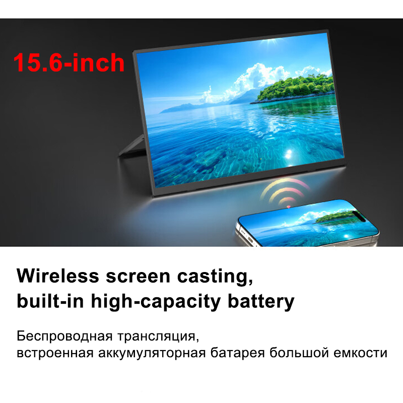 Usb C To Hdmi - จอภาพ LCD แบบพกพาขนาด 15.6 นิ้ว 1080P