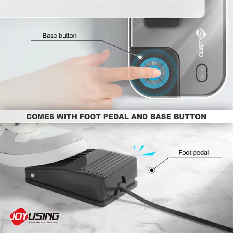 Document Scanner Portable - เครื่องสแกนเอกสารแบบพกพา Joyusing V320Pro 16.0MP ขนาด A3/A4