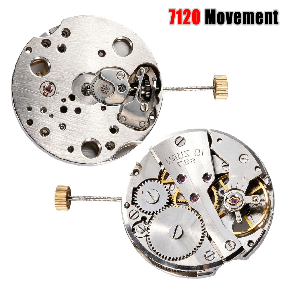 Unique Tech Accessories - อะไหล่กลไกนาฬิกาเซี่ยงไฮ้ 7120 ชุดซ่อมนาฬิกาแบบกลไกโบราณ ชุดฝึกซ่อม DIY สำหรับผู้เริ่มต้น