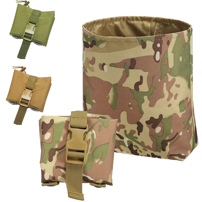 Tech Accessories Pouch - กระเป๋าใส่แม็กกาซีนแบบพับได้ Molle สำหรับกิจกรรมกลางแจ้ง ตั้งแคมป์ ล่าสัตว์ อุปกรณ์