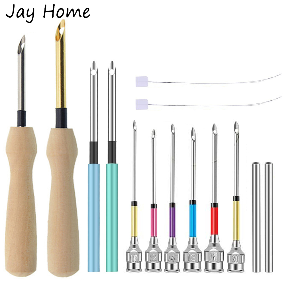 Unique Tech Accessories - เย็บปักถักร้อยเย็บ Punch เข็ม Poking เครื่องมือปักครอสติสเข็มถัก Art