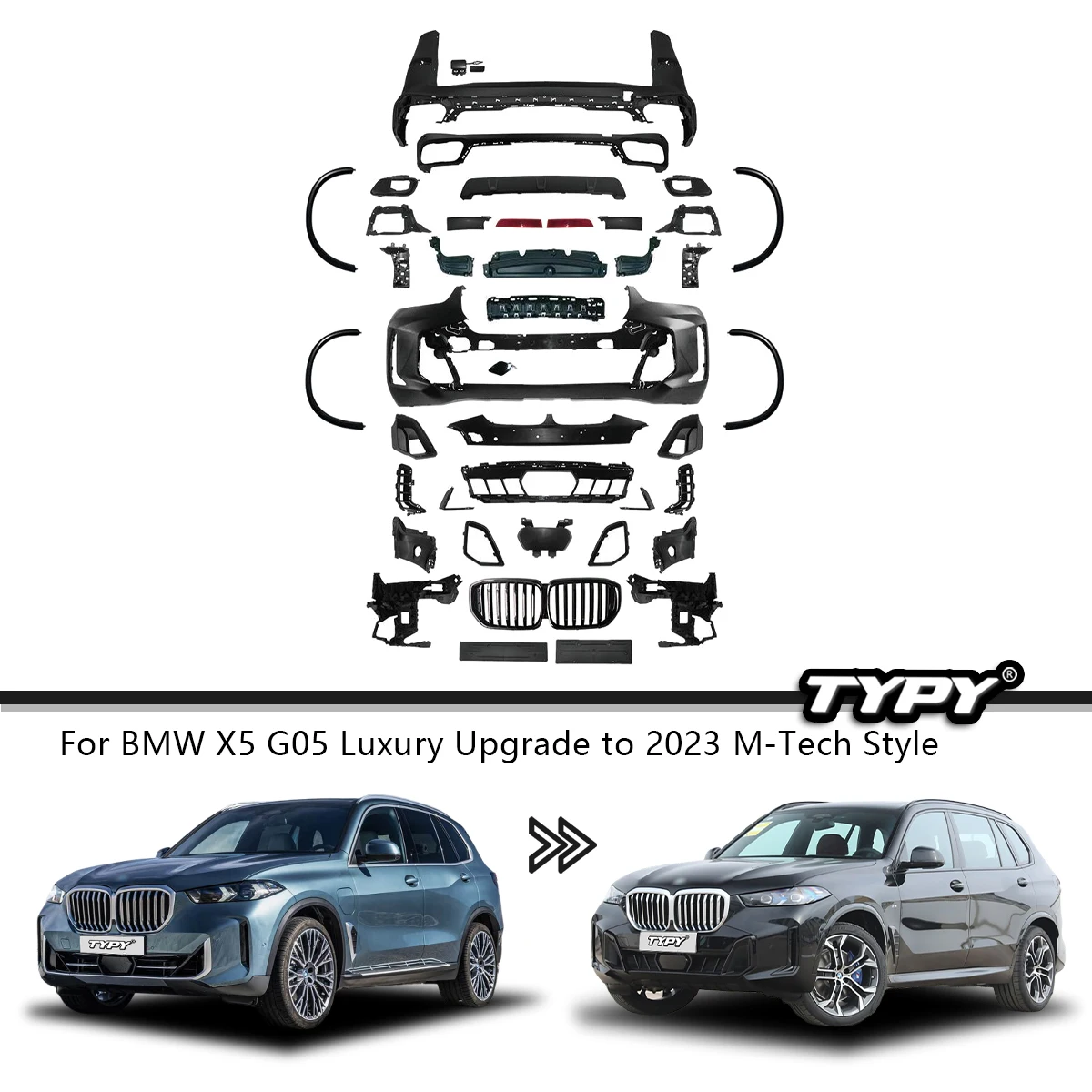 Tech Accessories Kit - ชุดแต่งคุณภาพสูงสำหรับ BMW X5 G05 ปี 2023