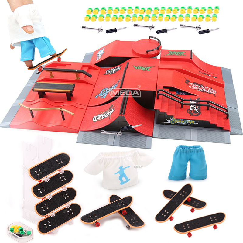 Tech Deck Accessories - Finger Skatepark 10-in-1 ชุด Professional Tech