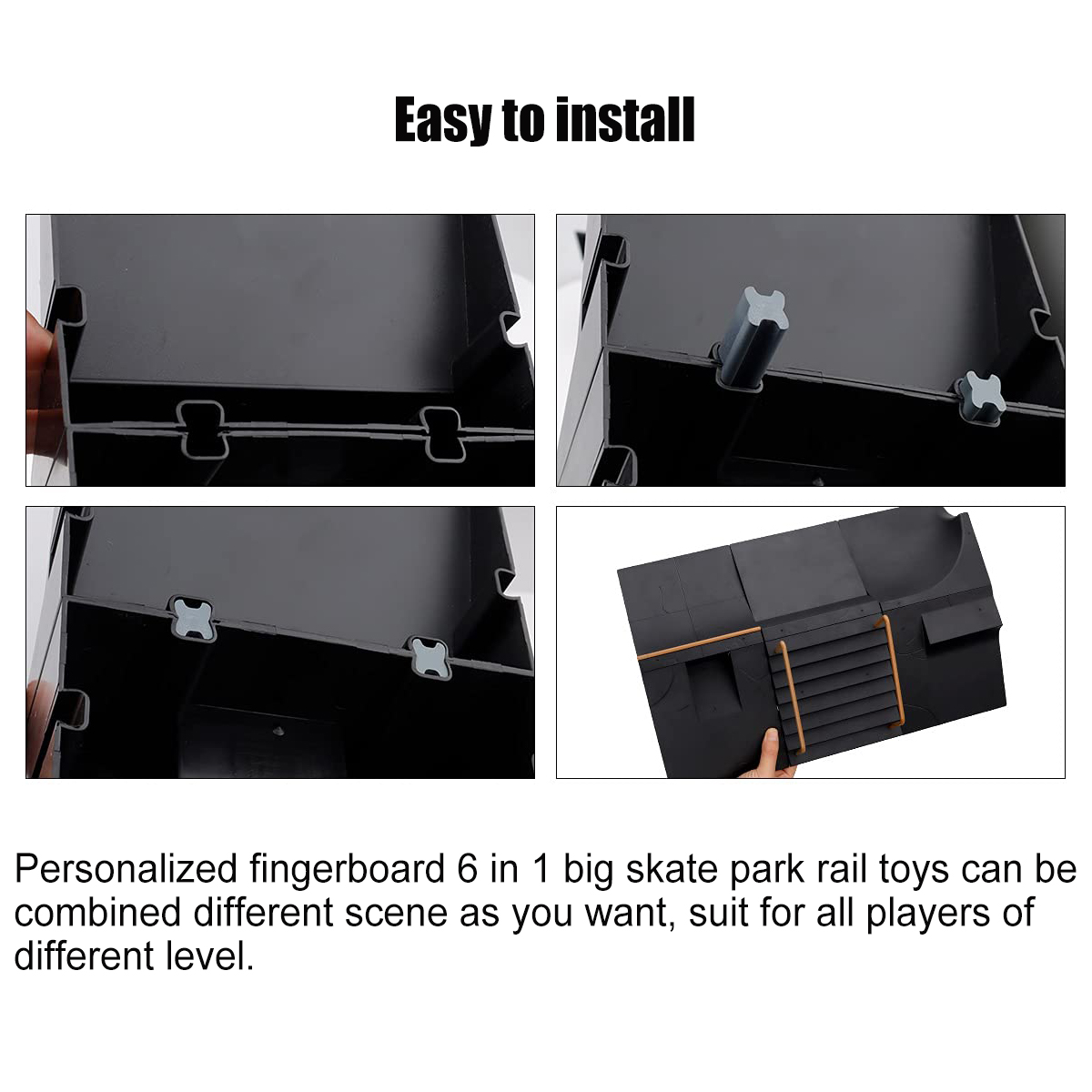 DIY Finger Skatepark Kit Mini  - Tech Deck Accessories บทวิจารณ์และราคา