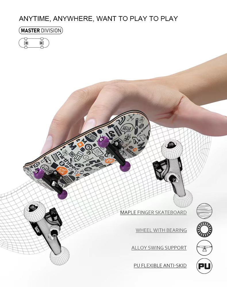 สเก็ตบอร์ดนิ้วไม้แบบมีหัวเข็มข - Tech Deck Accessories บทวิจารณ์และราคา