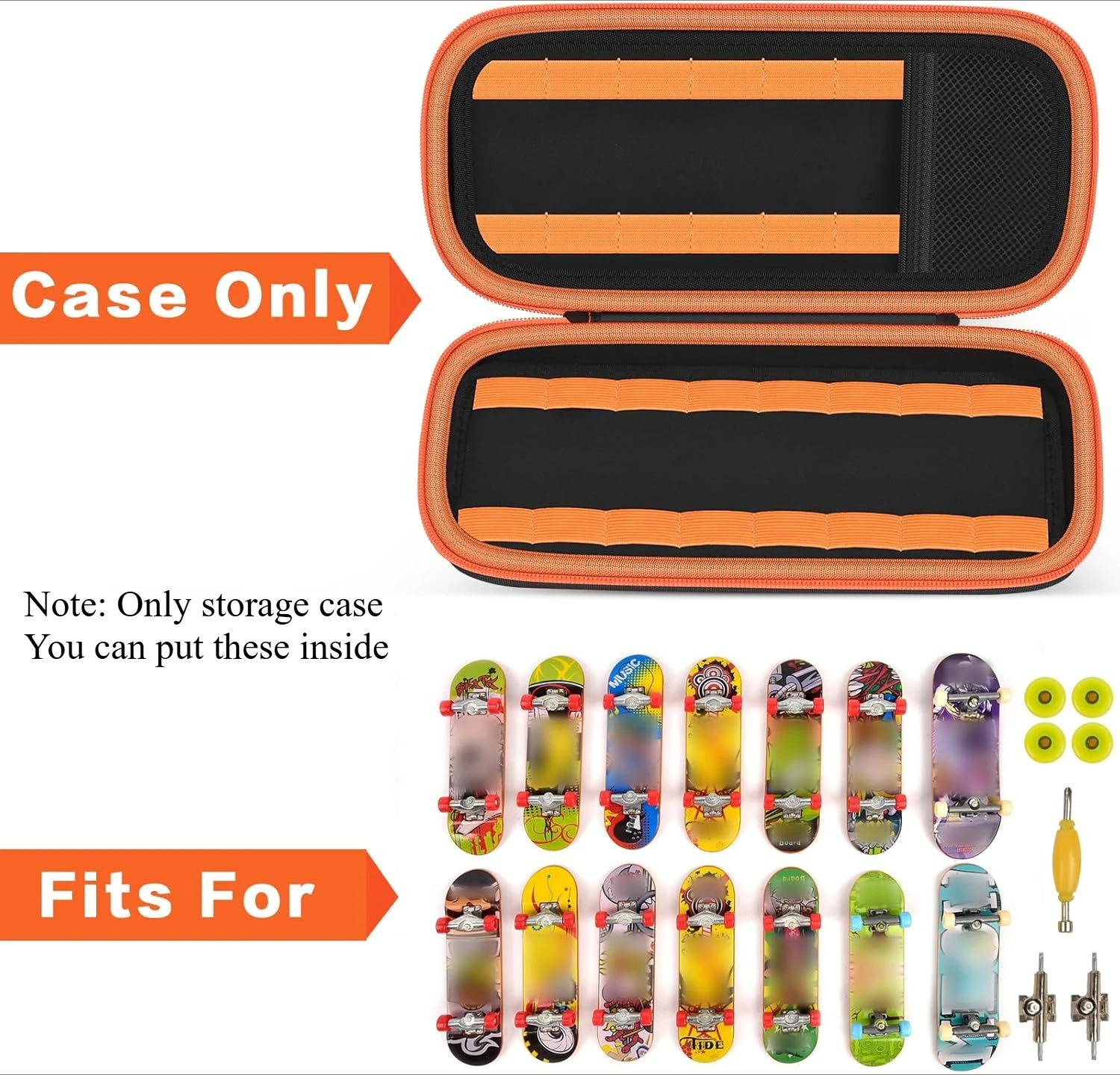 เคสสเก็ตบอร์ดนิ้วสําหรับ TECH  - Tech Deck Accessories บทวิจารณ์และราคา