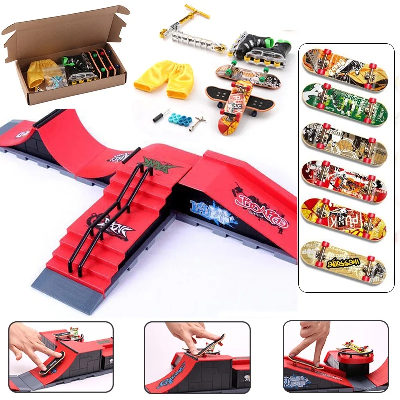 สเก็ตบอร์ด6-in-1นิ้วแบบ DIY ชิ - Tech Deck Accessories บทวิจารณ์และราคา