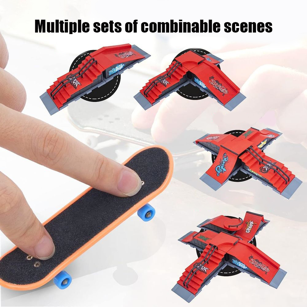 6-In-1 Fingerสเก็ตบอร์ดDIYสเก็ - Tech Deck Accessories บทวิจารณ์และราคา