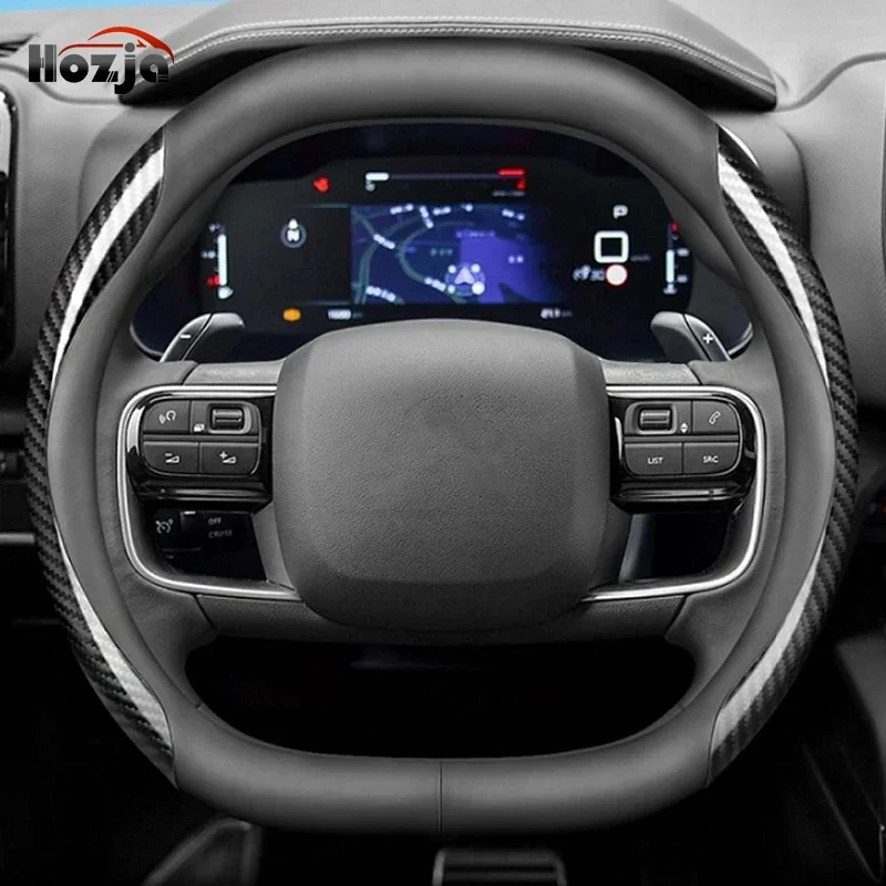 Leather Car Steering Wheel Cov - Tech Accessories Hub บทวิจารณ์และราคา