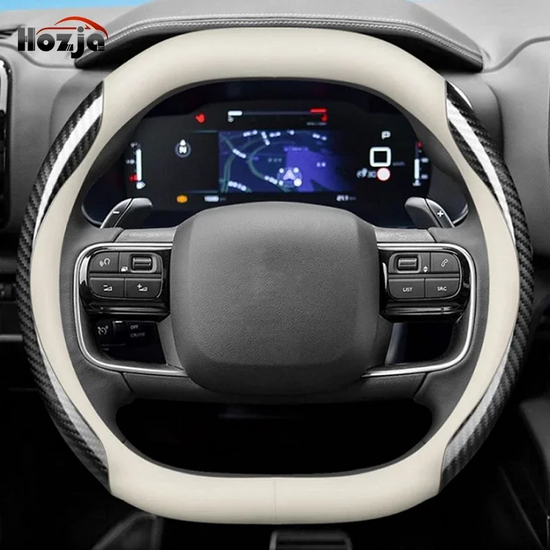 Leather Car Steering Wheel Cov - Tech Accessories Hub บทวิจารณ์และราคา