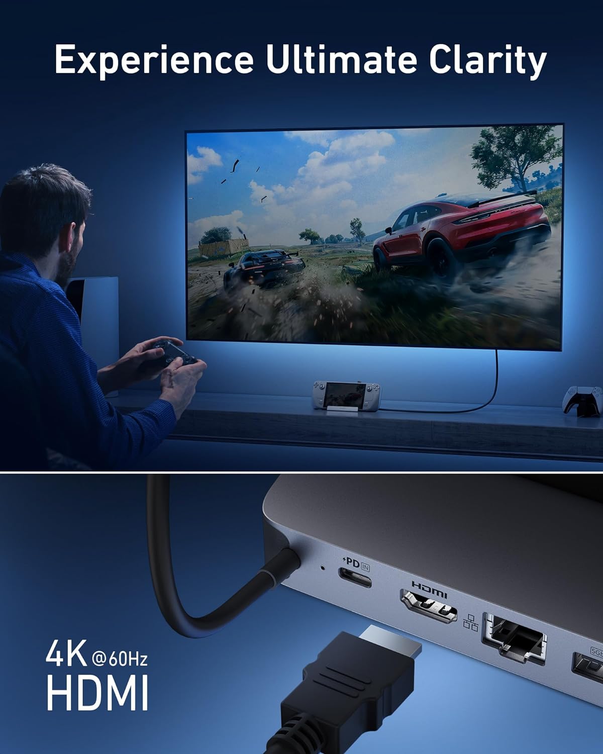 สถานีชาร์จ Anker สำหรับ Steam  - Usb C To Hdmi บทวิจารณ์และราคา