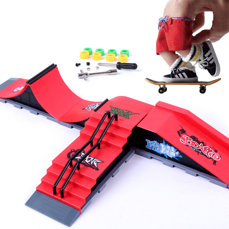 สเก็ตบอร์ดนิ้วมือชุดสเก็ตของเล - Tech Deck Accessories บทวิจารณ์และราคา
