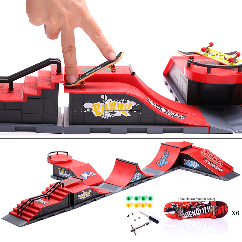 6 In 1 สเก็ตบอร์ด DIY สเก็ต Pa - Tech Deck Accessories บทวิจารณ์และราคา