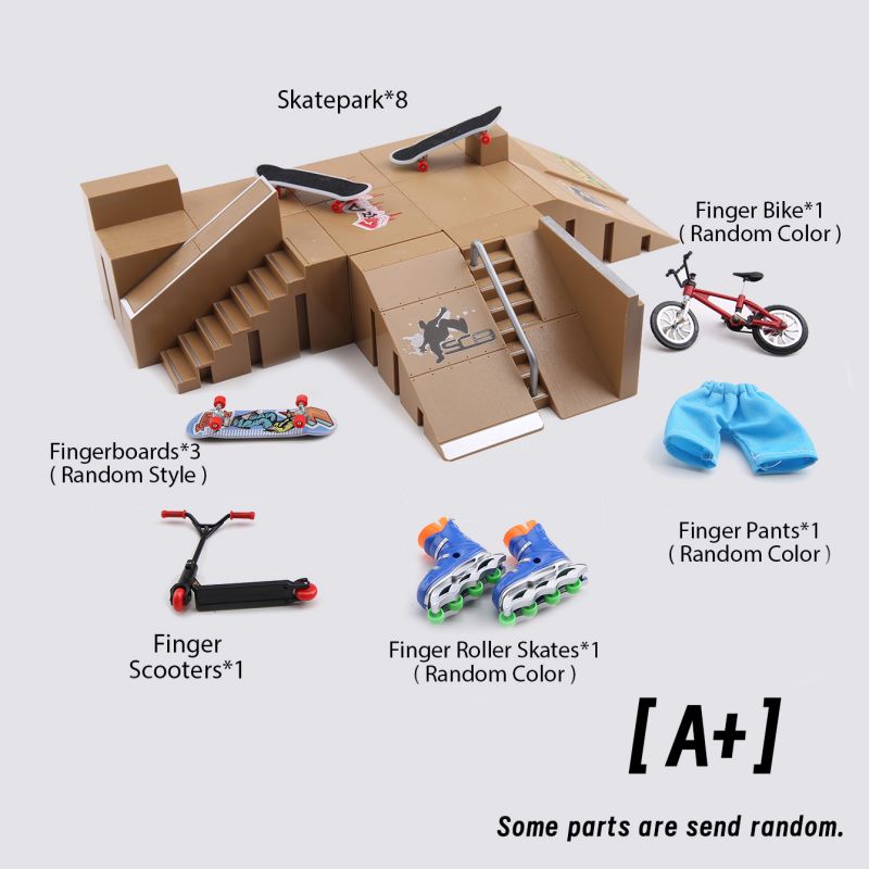 ชุดลานสเก็ตบนดาดฟ้าสำหรับฝึกเล - Tech Deck Accessories บทวิจารณ์และราคา
