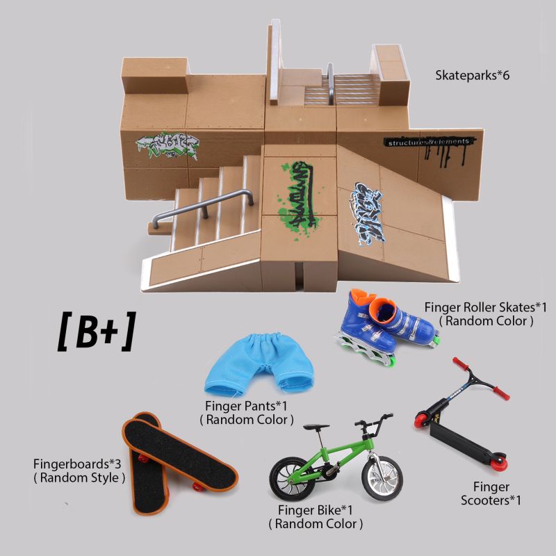ชุดลานสเก็ตบนดาดฟ้าสำหรับฝึกเล - Tech Deck Accessories บทวิจารณ์และราคา