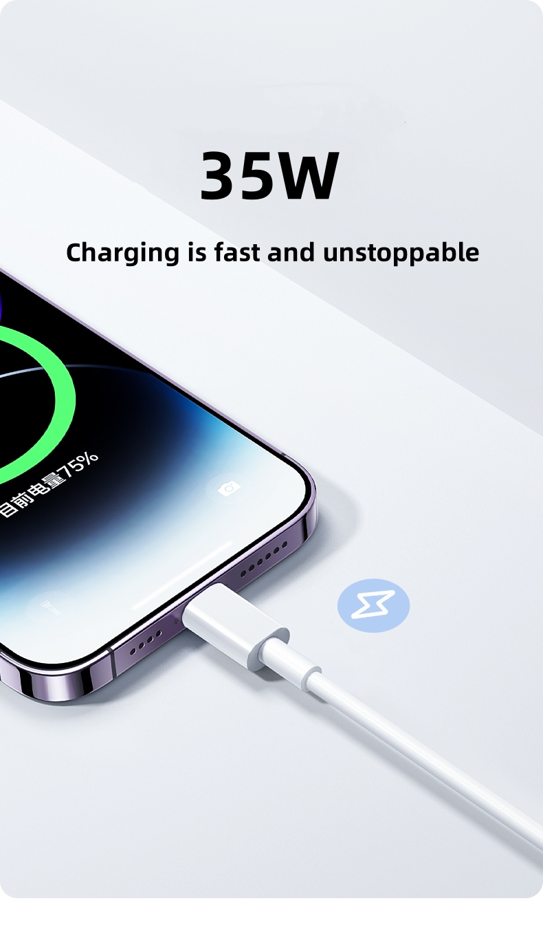 สาย USB 35W สำหรับ iPhone 14 1 - Tech Accessories Apple บทวิจารณ์และราคา