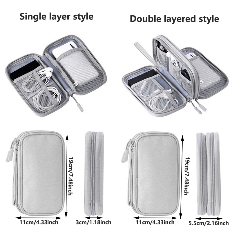 กระเป๋าเก็บของดิจิทัลแบบพกพาหล - Tech Accessories Travel Bag บทวิจารณ์และราคา